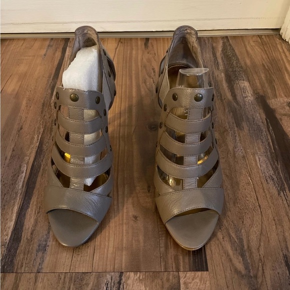 Nine West Sachar Slate Heels Leather Upper 1009 Balance Man Made Heels - Picture 3 of 12